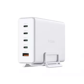 Caricabatterie D-Link 240W GaN, per interni, AC, bianco