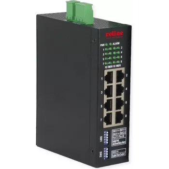 Switch Ethernet gestito ROLINE 21.13.1134 — 8 porte 1 Gbit/s