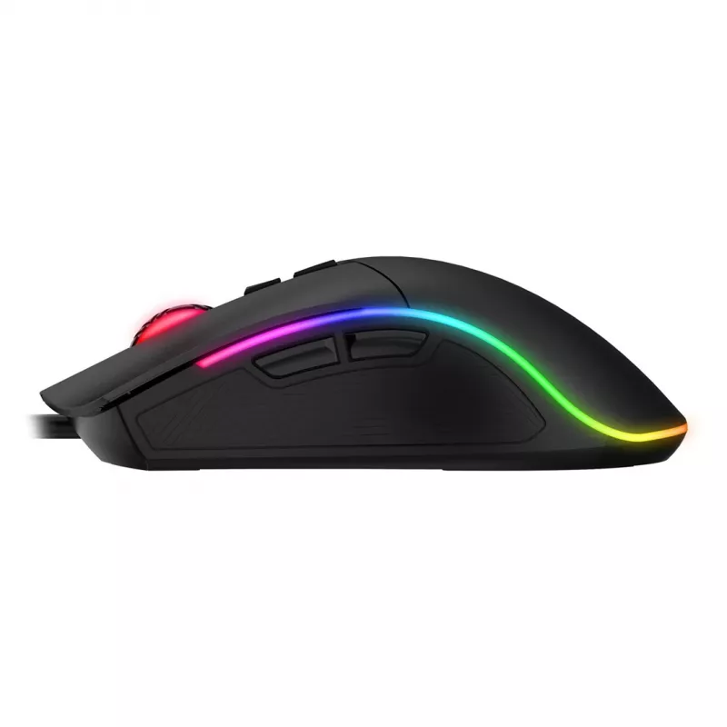 Havit MS1001S - Mouse gaming ottico per destrimani, USB Type A, nero-grigio