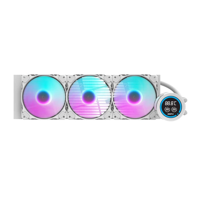Radiatore per computer 360mm Darkflash DN-D360 WHITE — radiatore di raffreddamento 360mm per raffreddamento a liquido PC