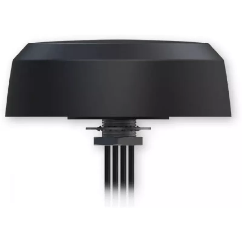 Teltonika PR1KC647 5G Combo MIMO antenna mobile da tetto SMA, 5G/LTE, 600-960/1400-6000 MHz, 4,7 dBi, 4x SMA maschio, cavo da 3 m, IP67/IP69K