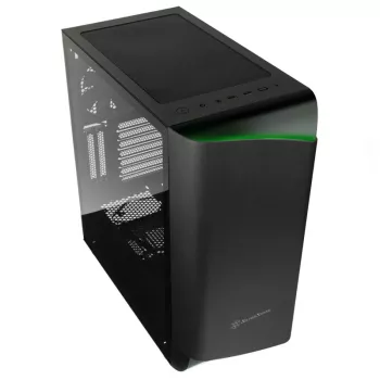 SilverStone Seta A1 Midi-Tower, vetro temperato - nero