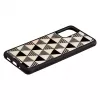 Custodia protettiva iKins per Samsung Galaxy S20+ — design piramidale nero