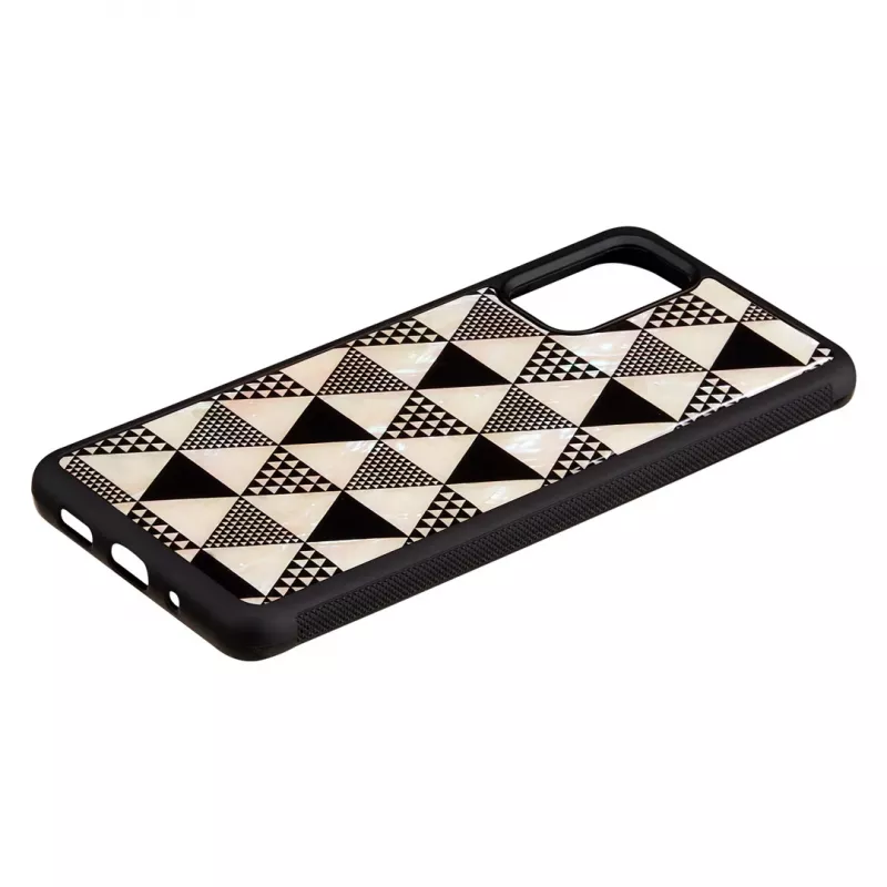 Custodia protettiva iKins per Samsung Galaxy S20+ — design piramidale nero