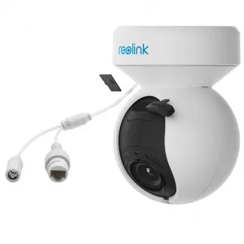 Reolink E Series E540 - telecamera Wi-Fi esterna 5MP, rilevamento persone/veicoli/animali, rotazione e inclinazione, zoom ottico 3x