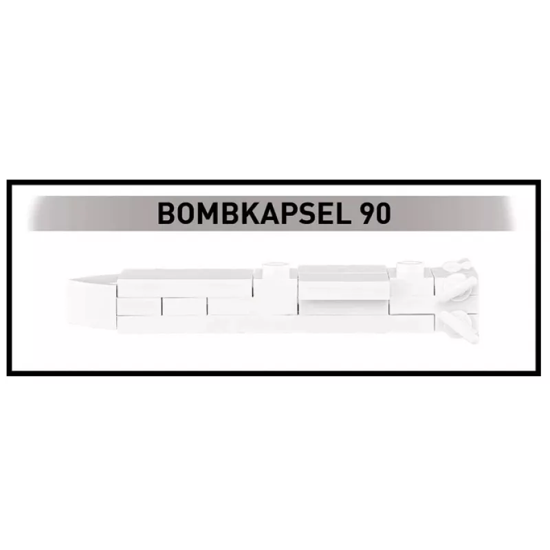 Set da costruzione Cobi Blocks Saab AJS 3 Viggen 911 pz. kit modellismo, 911 pezzi