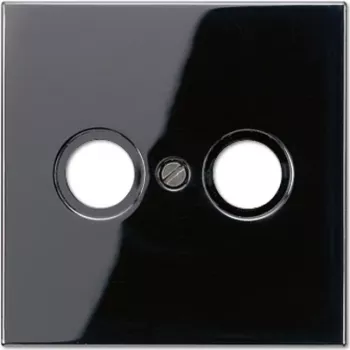 JUNG placca di copertura nera per presa antenna LS 990 TV SW