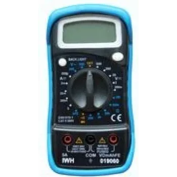 Multimetro digitale portatile IWH 019060 — misurazione tensione AC/DC, tester portatile