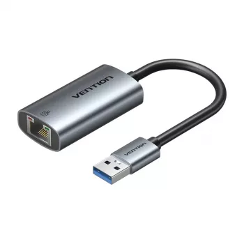 Adattatore USB su Gigabit Ethernet Vention CEZ – host USB cablato, 1000 Mbit/s, grigio
