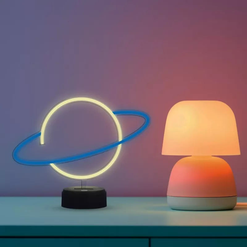 Manta SNL38BLT Style Neon Lights Planet lampada LED decorativa