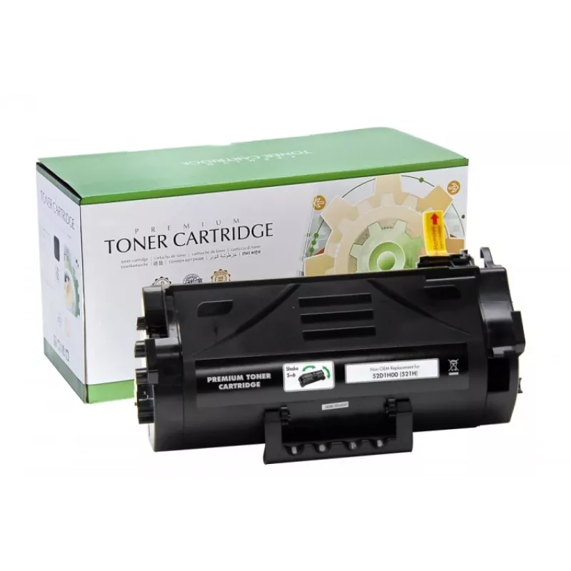 Toner Static-Control compatibile Lexmark 522H 25000 pagine nero