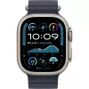 APPLE Watch Ultra 2 GPS + Cellular 49mm cassa in titanio naturale con cinturino Ocean navy