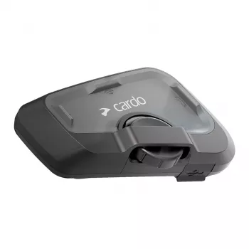 Intercom per moto Cardo FRC4X003 — 4 canali, portata 1200 m, tempo di conversazione 13 h, nero