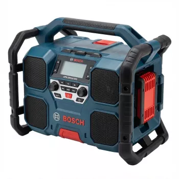 Radio da cantiere a batteria Bosch GPB 18VH-6, compatibile con sistema batteria Bosch 18V