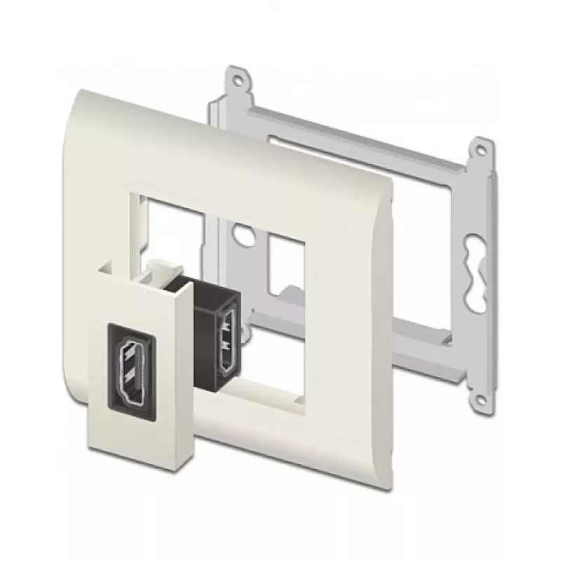Modulo HDMI DeLOCK Easy 45 81304 angolato 90° 22,5 x 45 mm