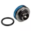 Bitspower adattatore Multi-Link G1/4 filettatura esterna su 16 mm OD hardtube raccordo dritto, nero lucido