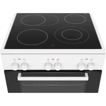 Bosch HKA090220 cucina a sé stante piano cottura elettrico in vetroceramica bianco
