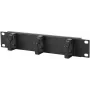 Pannello di gestione cavi LOGON RA10110BL nero metallo 10 pollici