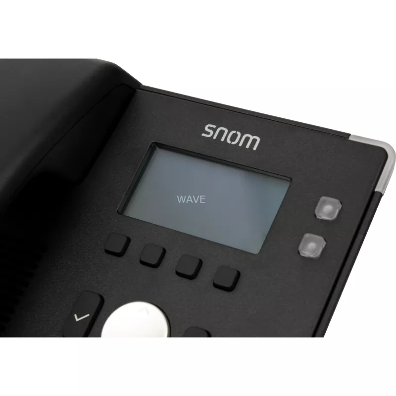snom D120 - telefono VoIP - conferenza a tre - SIP - 2 cavi - nero (4361)