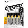 Batteria alcalina AA usa e getta Energizer Classic 1,5V LR6 — 4 pz., 50,5×14,5 mm, 23 g