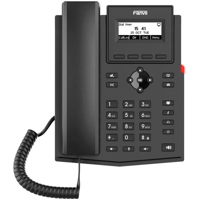 Telefono IP Fanvil X301G nero