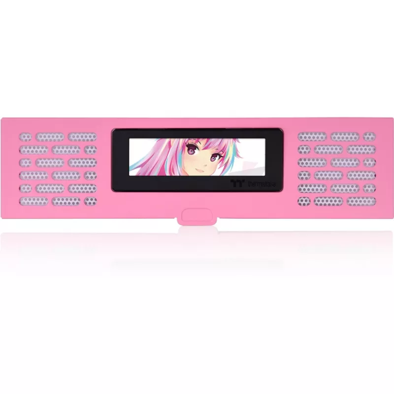 Thermaltake AC-067-OOANAN-A1 kit pannello LCD per The Tower 200, rosa