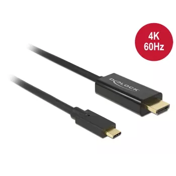 Adattatore cavo video DeLOCK 85291 USB Type-C HDMI 2 m nero