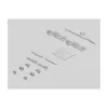 Patch panel DeLOCK Keystone 12 porte grigio