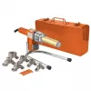 Saldatrice per tubi in plastica 700W, 3 boccole