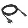 Akyga AK-RD-01A cavo di alimentazione CEE 7/16 a IEC C7 (a otto), CCA, 1,5 m