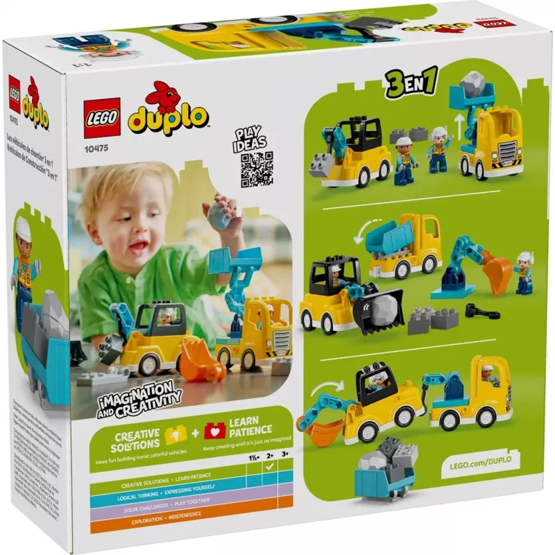 LEGO DUPLO 10475 3-in-1 Veicoli da cantiere