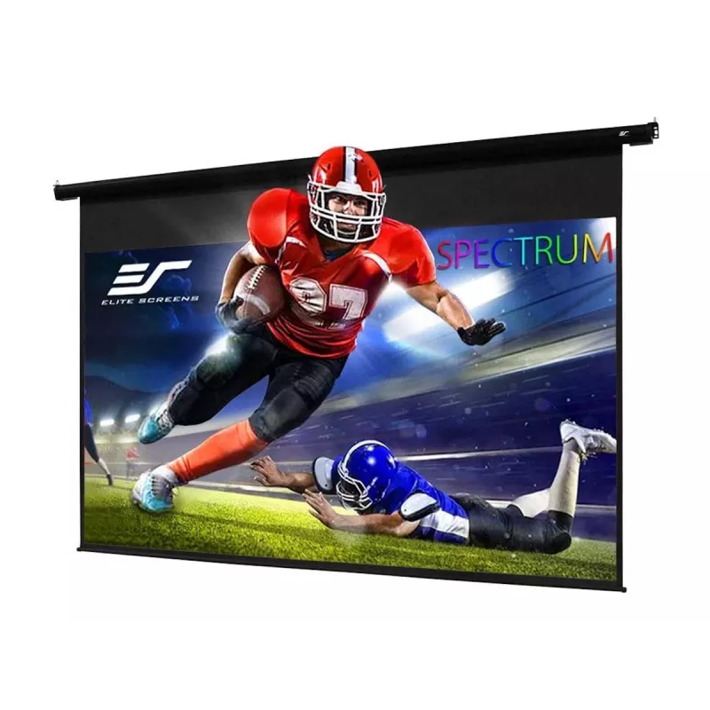 Elite Screens | Spectrum Serie | Electric110H | Diagonale 110 pollici | 16:9 | Larghezza immagine visibile (B) 244 cm | Nero