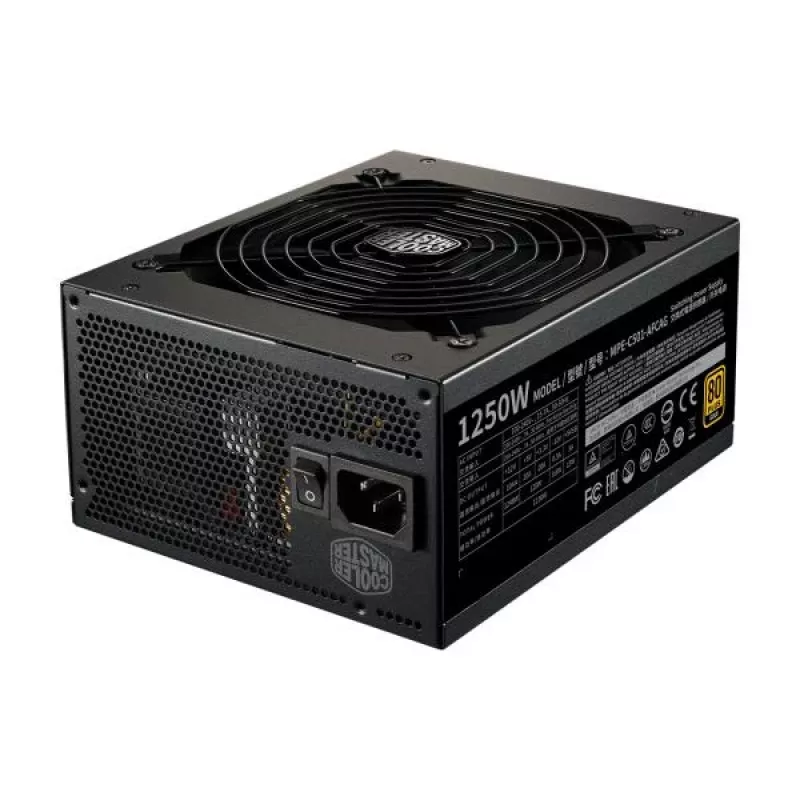 Cooler Master MPE-C501-AFCAG-EU MWE Gold V2, ATX 1250W, RTX Ready, modulare, 140mm, nero