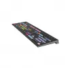 Tastiera Logickeyboard LKB-FLS-A2PC-DE Universal USB QWERTZ tedesca nera