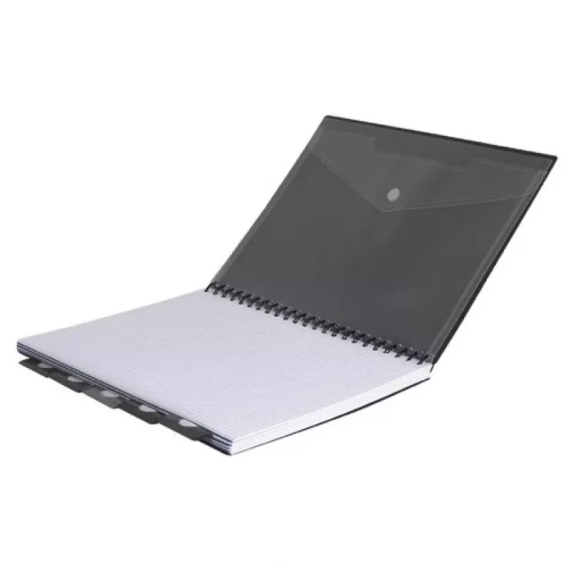 Quaderno a spirale A5 Coolpack grigio