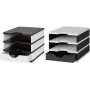 Organizer da scrivania Styro 268-0103.9895S polistirene nero – grigio (268-0103.9895S)