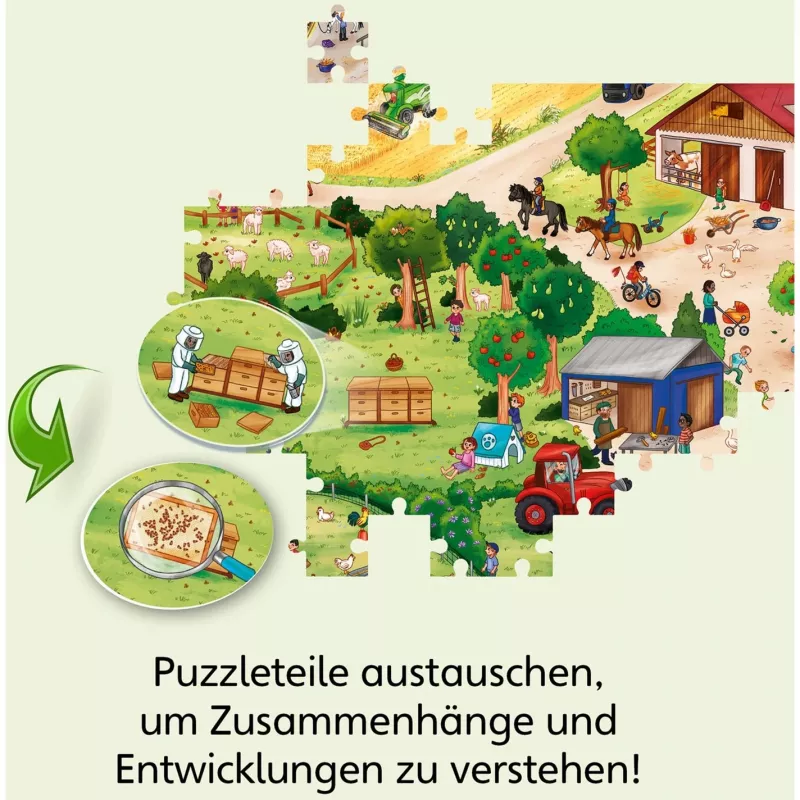 Kosmos 682651 puzzle per bambini 54 pezzi fattoria