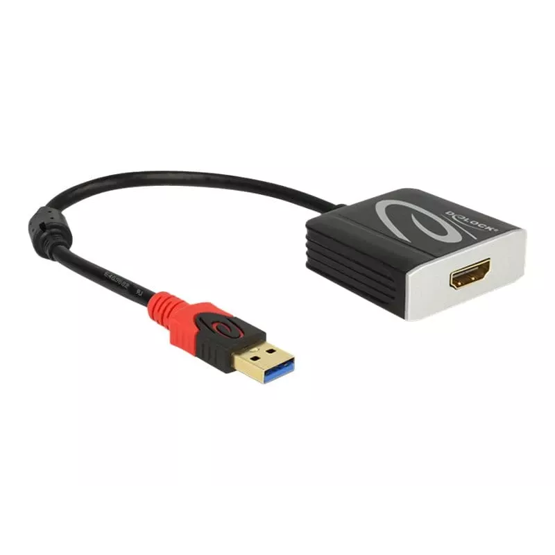 Adattatore cavo video DeLOCK 62736 USB Type-A su HDMI 0,2 m nero