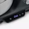 Robot da cucina Severin KM 3898 1000 W 5,5 L nero acciaio spazzolato argento