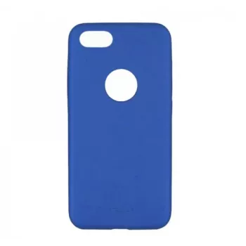 Custodia per telefono Tellur sottile in similpelle per iPhone 8 — blu, custodia protettiva sottile