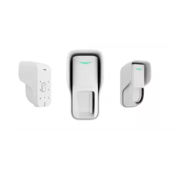Rilevatore a tendina per esterni Ajax 101441 — wireless, rilevatore di movimento bianco con caratteristica a tendina per la protezione esterna