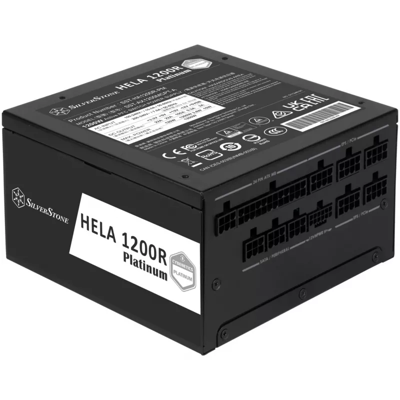 e HELA 1200R Platinum - alimentatore - Cybenetics Platinum PCIe 5.0 completamente modulare (SST-HA1200R-PM)