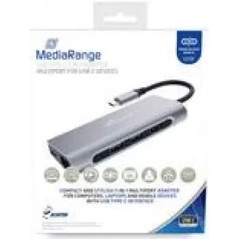 MEDIARANGE MRCS510 – USB 3.2 Gen 1 (3.1 Gen 1) Type-C – USB 3.2 Gen 1 (3.1 Gen 1) Type-A – USB 3.2 Gen 1 (3.1 Gen 1) Type-C – 3840 x 2160 Pixel – SD,SDHC,SDXC – 5000 Mbit/s – Argento