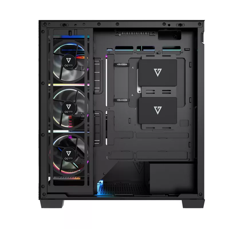Modecom Volcano Stellar Plus ARGB Midi 8F nero