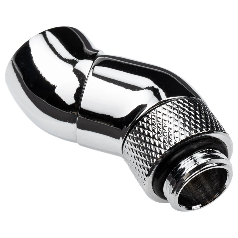 Kit di montaggio Alphacool Eiszapfen adattatore angolare doppio 45° orientabile