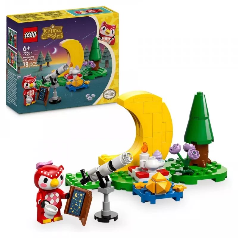 LEGO Animal Crossing Osservazione delle stelle con Eufemia Set 77053