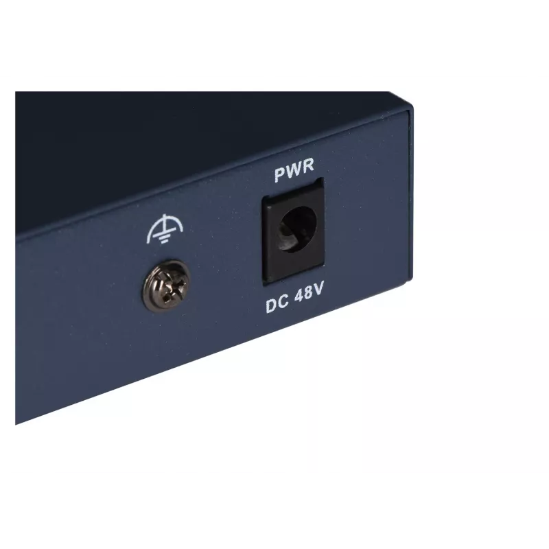 Hikvision DS-3E0106HP-E collegamenti di rete unmanaged Fast Ethernet (10/100) supporto PoE blu