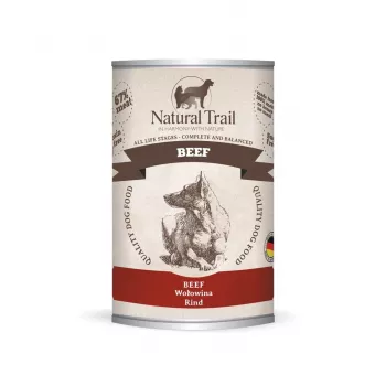 NATURAL TRAIL manzo - cibo umido per cani - 400 g