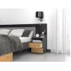 Top E Shop M1 ANTRACYT/ARTISAN comodino, 2 cassetti, rovere