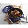 Cocotte in ghisa rotonda Staub 24 cm blu scuro